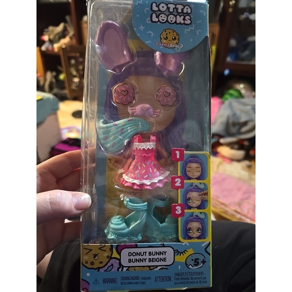 Lotta Looks Cookie Swirl Donut Bunny Mood Pack New Sealed 2019 Mattel GGR20